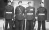 1958 T.A. Golden Jubilee - Queens Park, Edinburgh Spr. J. Peat, Lt. Bob Thomson, Sgt. George Muir, L/Cpl. Ronnie Drummond.