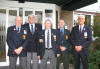 21 September 2014 Norrie Bishop, Bob Hamilton Dougie Archibald, Gordon McLeod and John Donaldson outside their Hotel.