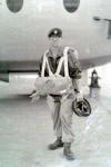 Andy Mullen ready for an Argosy descent Aden 1965