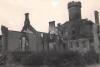 Three pictures are of Dreghorn Castle demolition  1955 showing before, middle and after (the ruins were set on fire).
