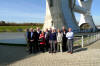 11 April 2010 Scottish Branch members and wives visited the Falkirk Wheel in commemoration of the 45 anniversary of the death of WO2 John Lonergan KIA Al-Milah.