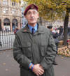 Gordon McLeod at the Garden of Remembrance Edinburgh 2 November 2015.