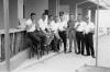Dougie Norman, John Donaldson, Andy Cuthbert, Bob Conroy, Dougie Archibald, Brian McKean, Dick Barton and John Houliston at Kyrenia 1963.
