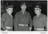 Lts Dave Stewart, Eoghann maclachlainn and Capt Bob Thomson February 1959