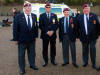 Remembrance Day London, Horse Guards Parade, 10 November 2013. L-R Craig McQuade, John Donaldson, Dougie Archibald and Gil Nicol.