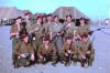 Some of 3 Troop ready for action at Radfan Camp Aden 1965